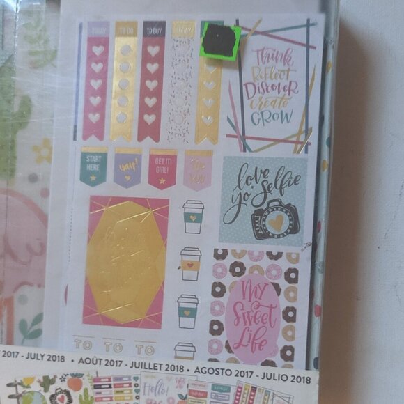 NWT Back School Happy Planner Classic Student Box Kit 2017 Outdated Highlighter - Picture 5 of 9